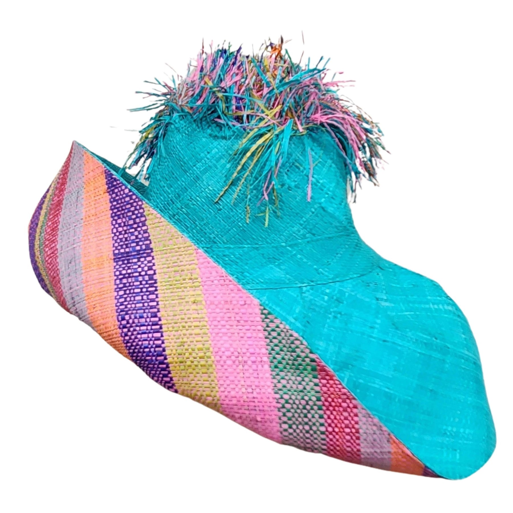 1 of 7: Rosy: Madagascar Big Brim Crown Out Raffia Sun Hat