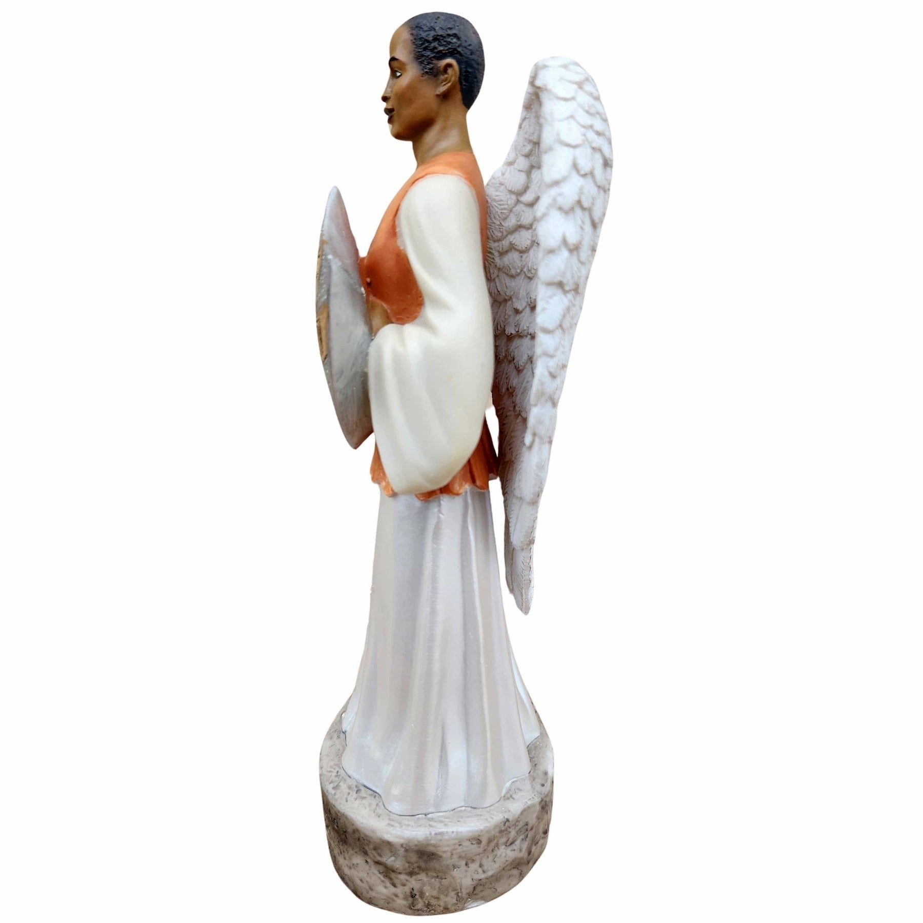 2 of 5: Shield of Faith: African American Angelic Figurine (Armor of the Lord Series)