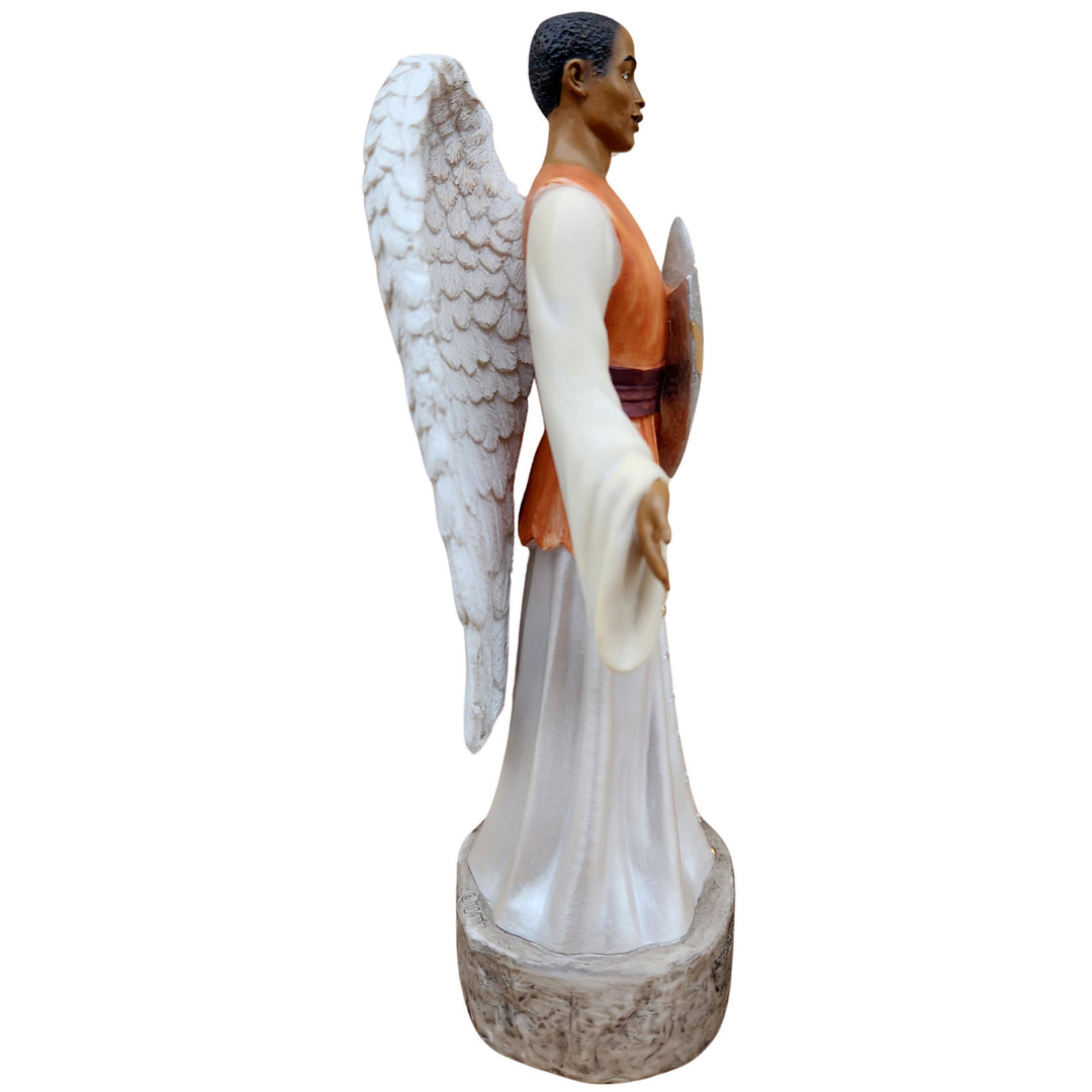 Shield of Faith: African American Angelic Figurine (Armor of the Lord Series)
