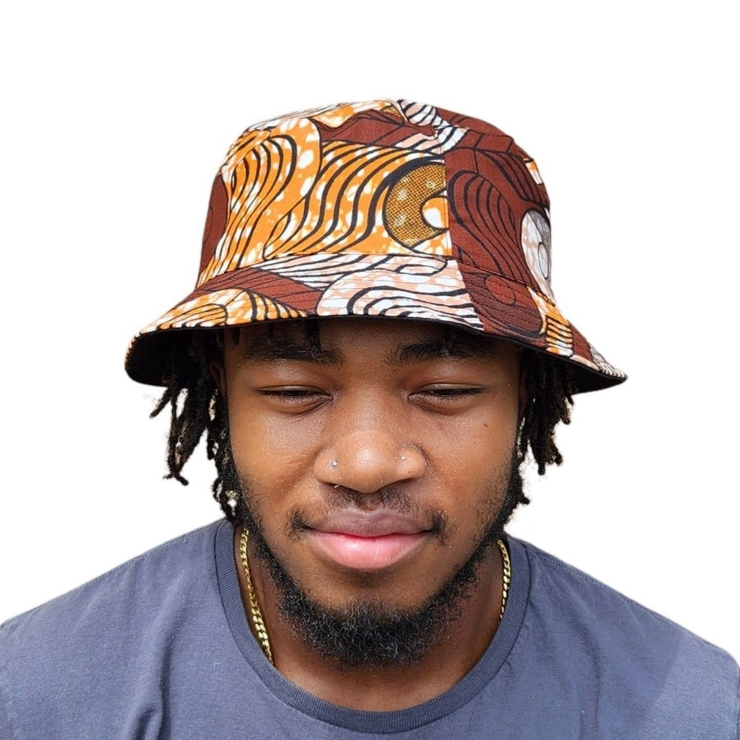 Sika: Ankara/African Wax Print Bucket Hat