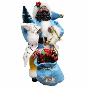 Southern University Jaguars HBCU African American Santa Claus Figurine
