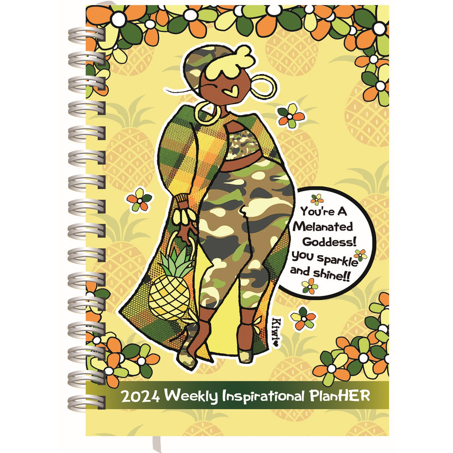 Sparkle and Shine by Kiwi McDowell: 2024 African American Weekly Inspirational Planner