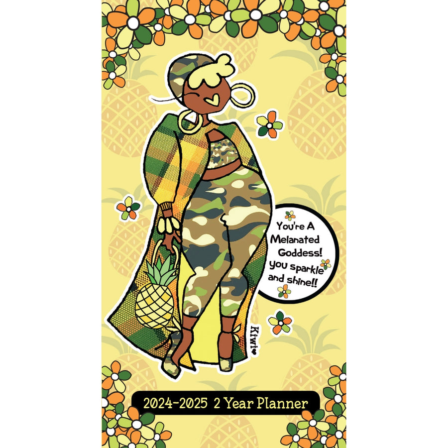 Sparkle and Shine by Kiwi McDowell: Two Year African American Pocket Calendar/Planner (2024-2025)