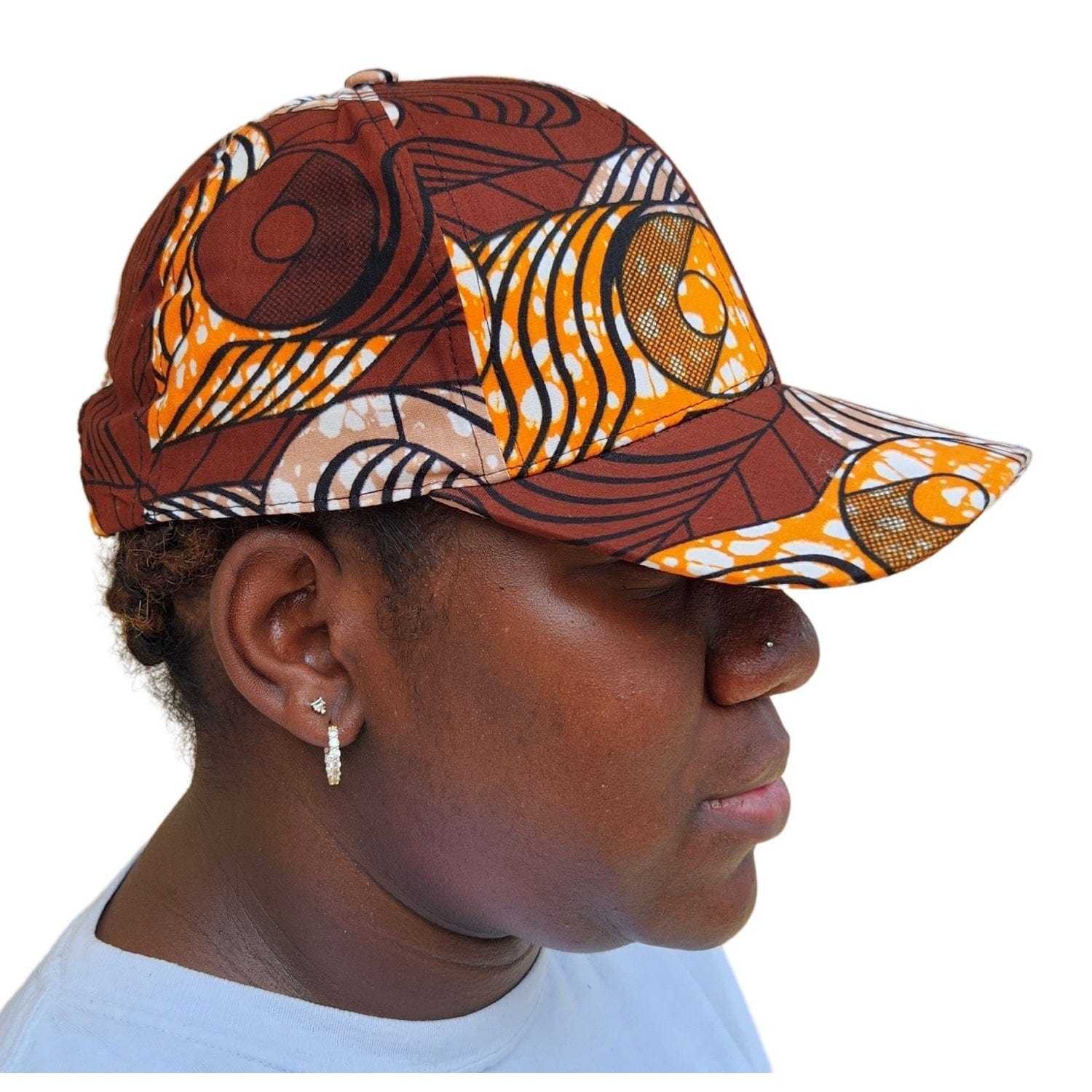 23 of 23: Tano: Ankara/African Wax Print Unisex Snapback Baseball Cap