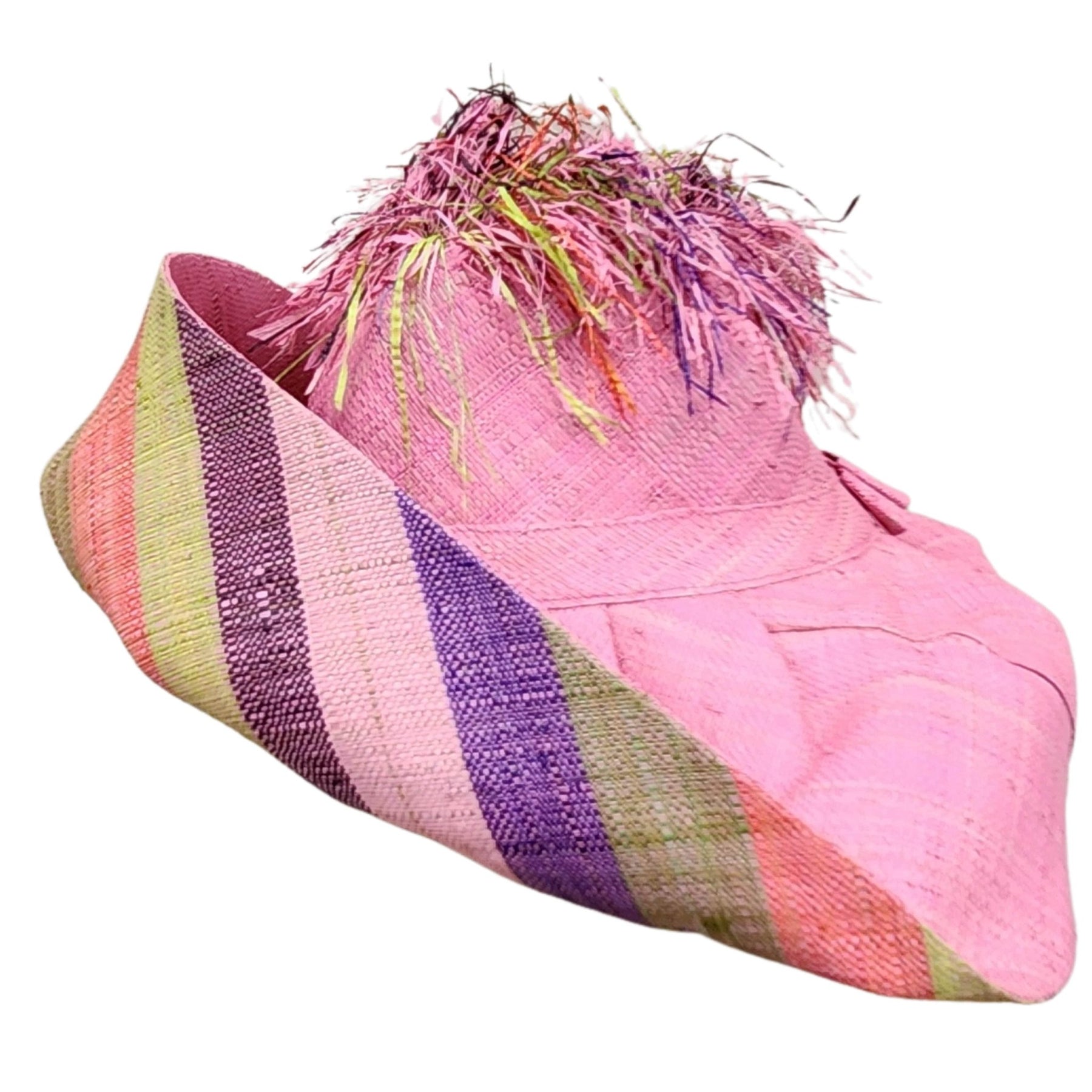 1 of 8: Tresor: Madagascar Big Brim Crown Out Raffia Sun Hat