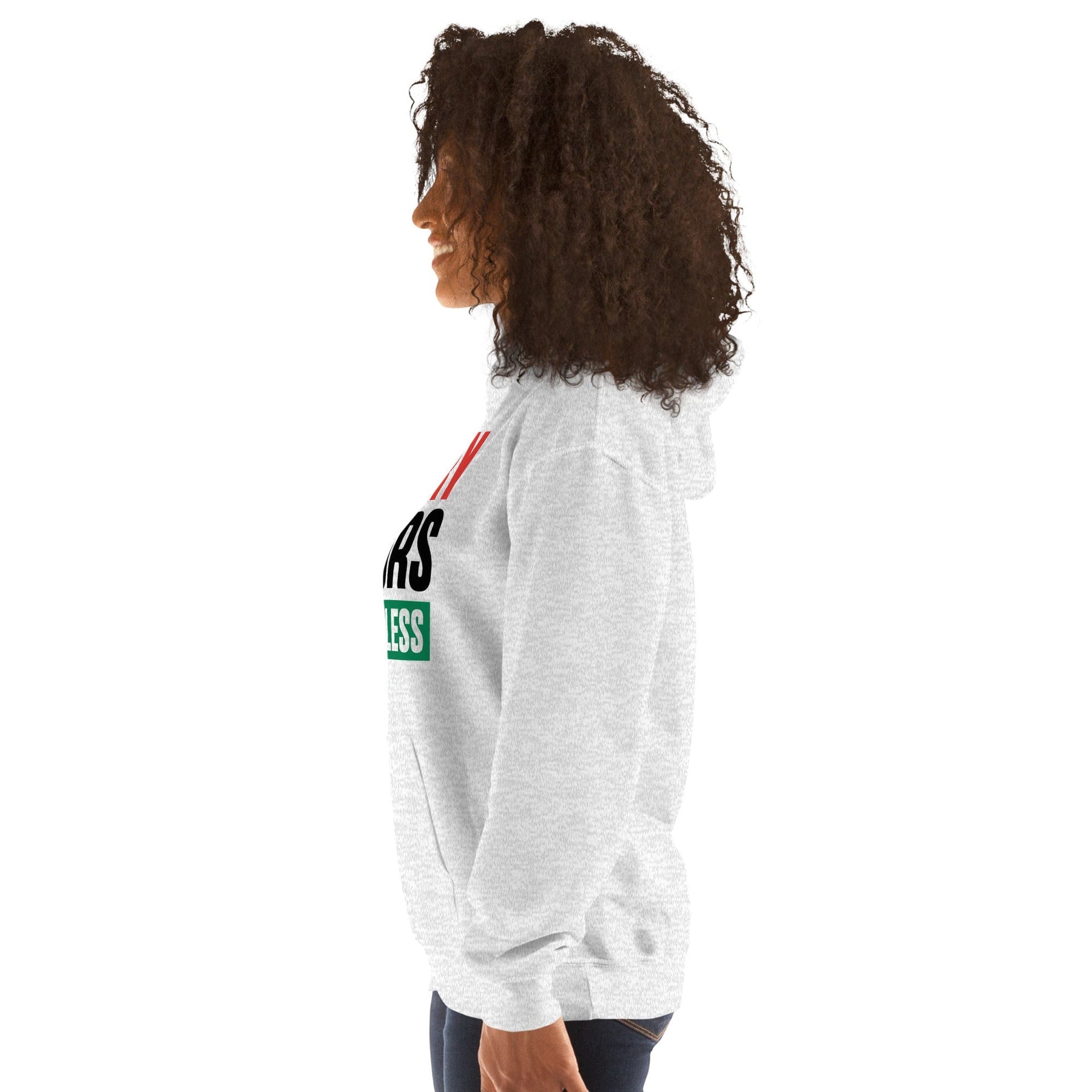 10 of 28: History Honors the Fearless Unisex Hooded Sweatshirt (Ash Mock Up 6)
