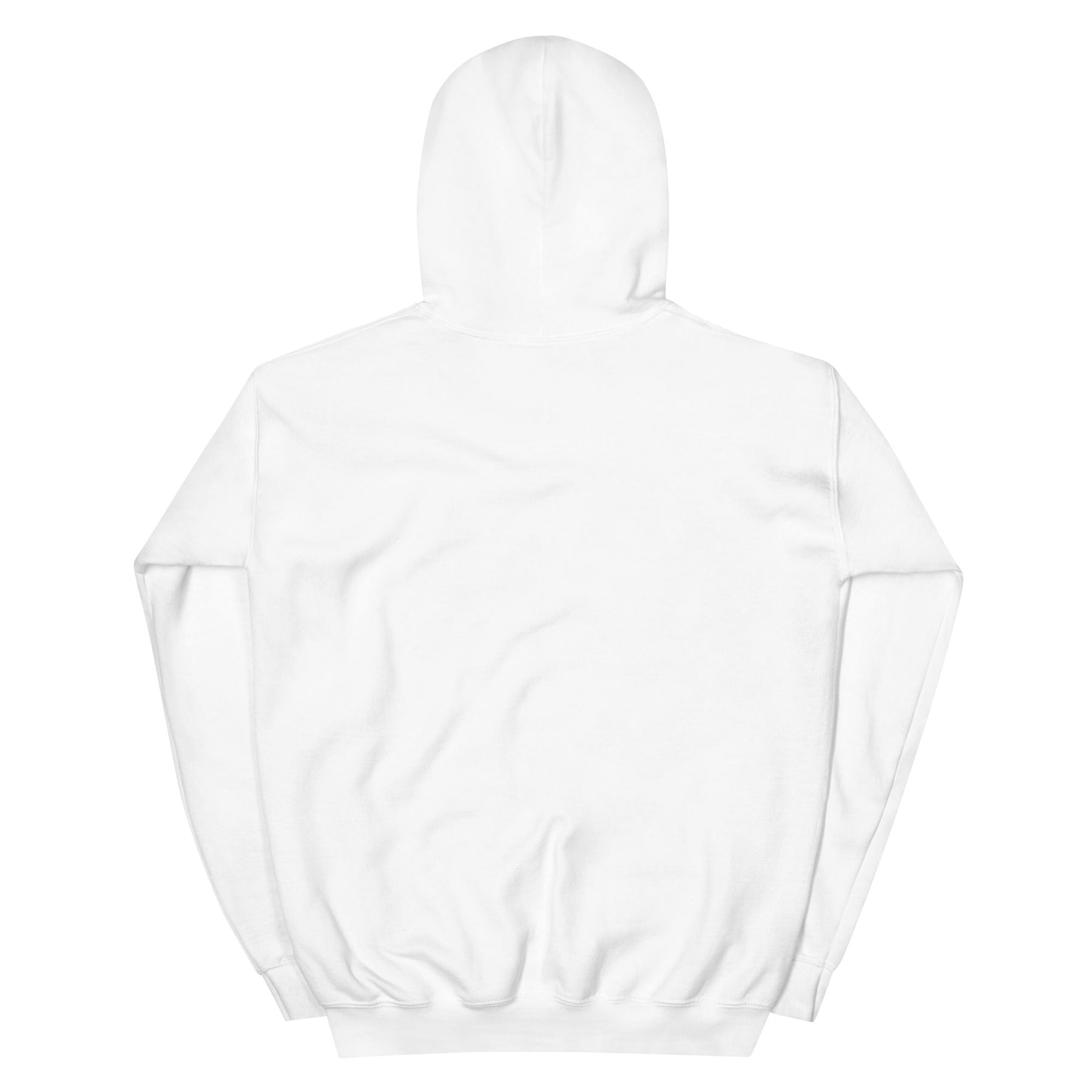 4 of 28: History Honors the Fearless Unisex Hooded Sweatshirt (White, Rear)