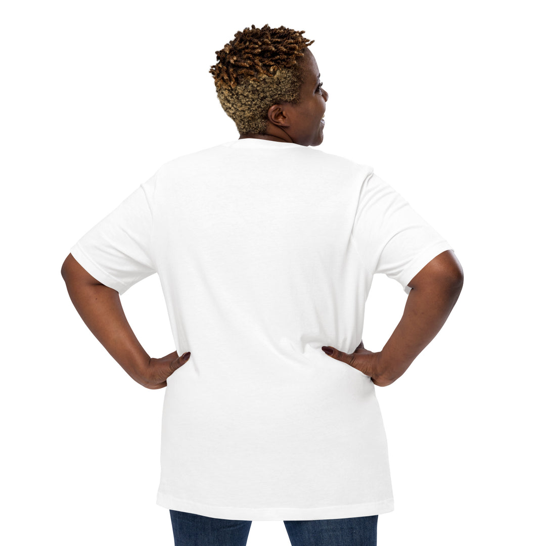 Zeta Phi Beta Handsign Principles White Unisex Short Sleeve T-Shirt (Image 8)
