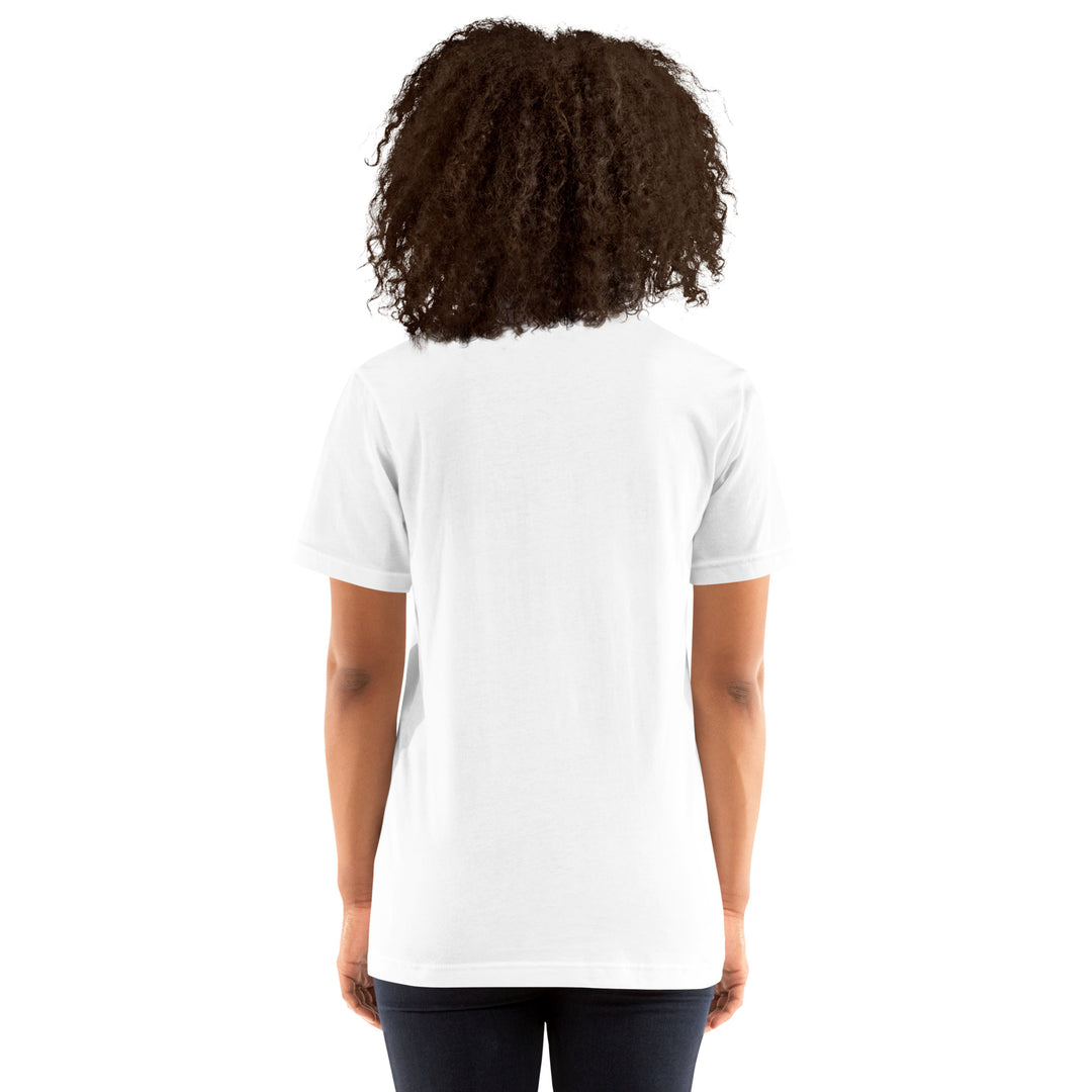 Zeta Phi Beta Handsign Principles White Unisex Short Sleeve T-Shirt (Image 5)