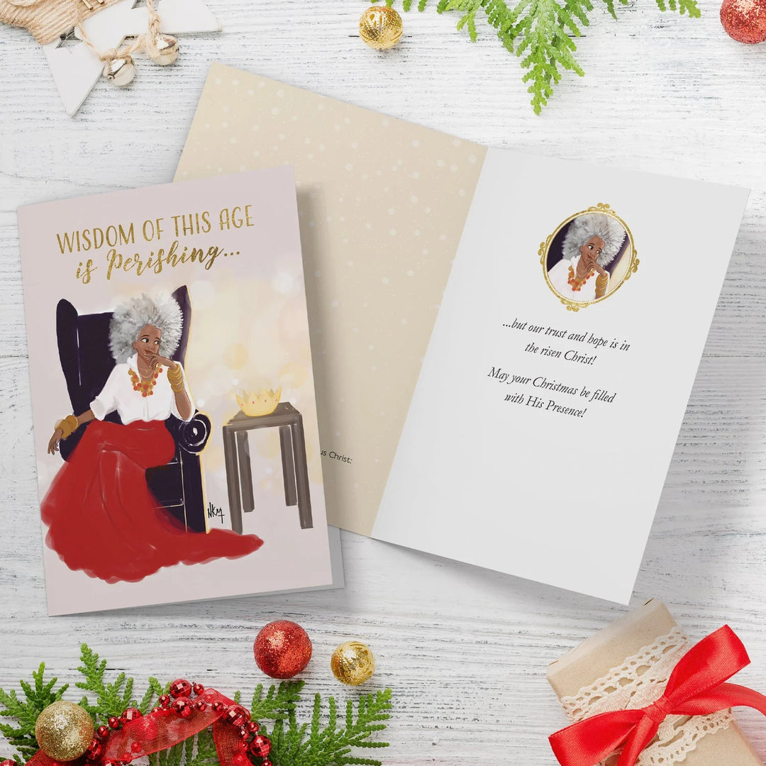 Wisdom is Perishing: African American Christmas Card Box Set (Lifestyle)