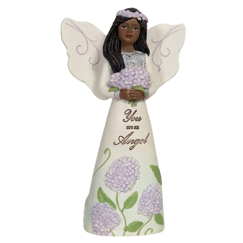 1 of 6: You're an Angel: African American Angelic Figurine - Ebony Elements Collection (Front)