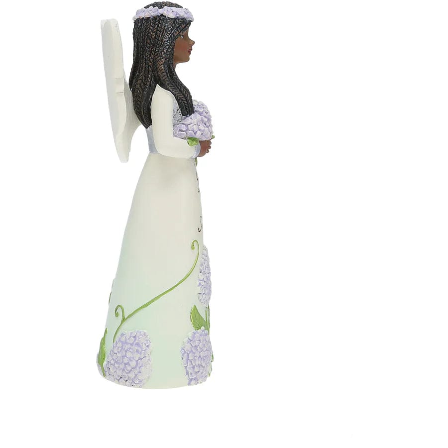 2 of 6: You're an Angel: African American Angelic Figurine - Ebony Elements Collection (Side)