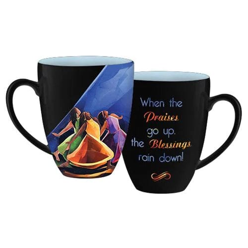 1 of 3: Praises Go Up Ceramic Coffee Mug by Carl M. Crawford