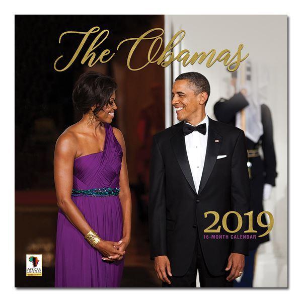 The Obamas: 2019 African American History Calendar by AAE (Front)