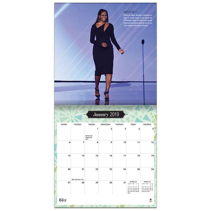 Michelle Obama: Our First Lady (2019 African American Calendar) (Inside)