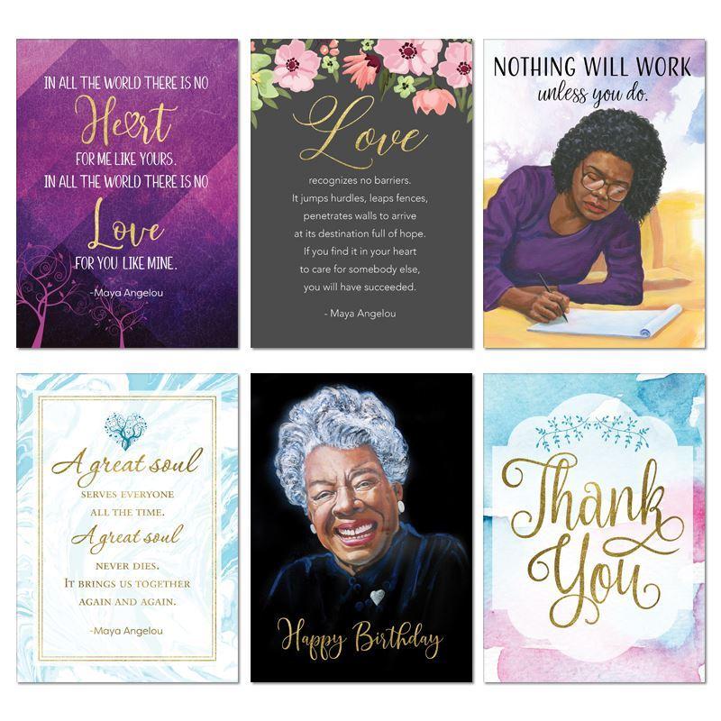 African American All Occasion Greeting Card Box Set (Maya Angelou)