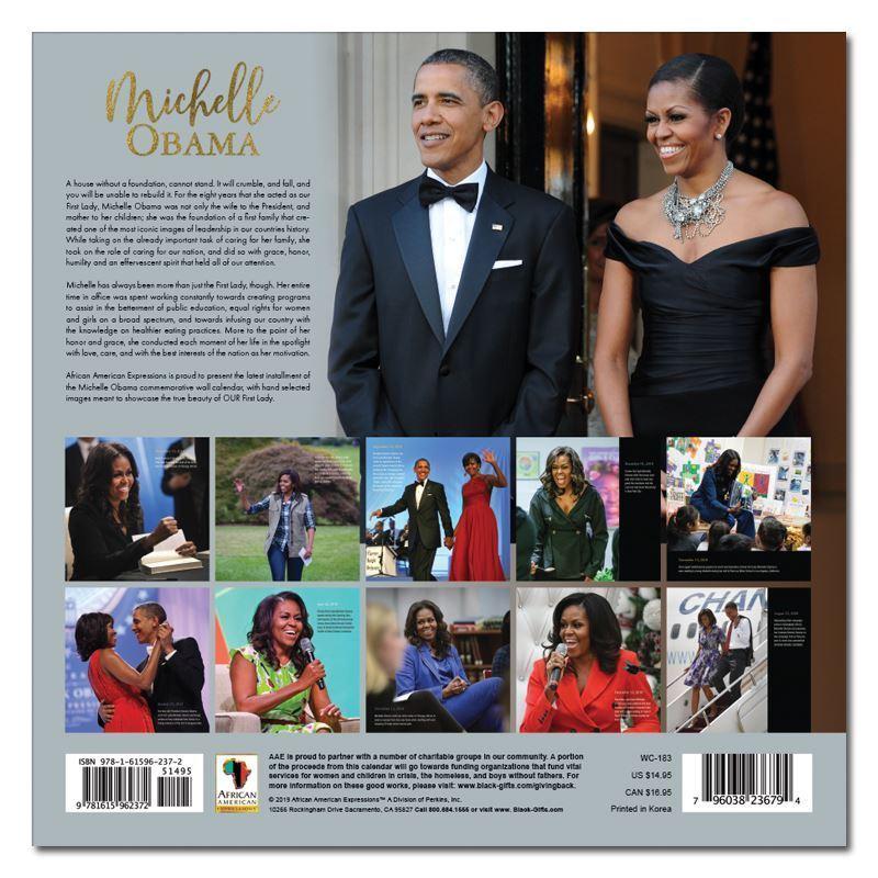 Michelle Obama: Forever First Lady-Calendar-African American Expressions-12x12 inches-Wall Calendar-The Black Art Depot
