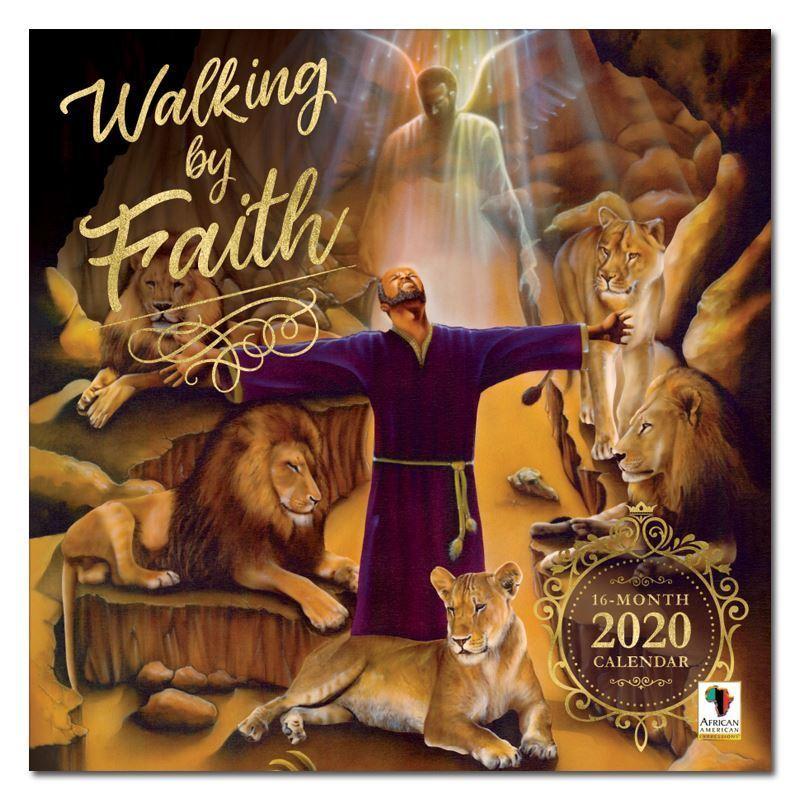 Walking by Faith by Keith Conner: African American 2020 Wall Calendar