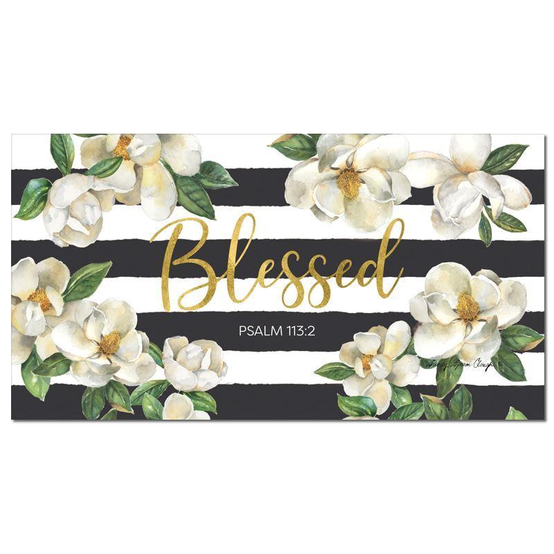 Blessed Checkbook Planner-Checkbook Planner-Sandy Clough-3.5x6.5 inches-2020-2021-The Black Art Depot