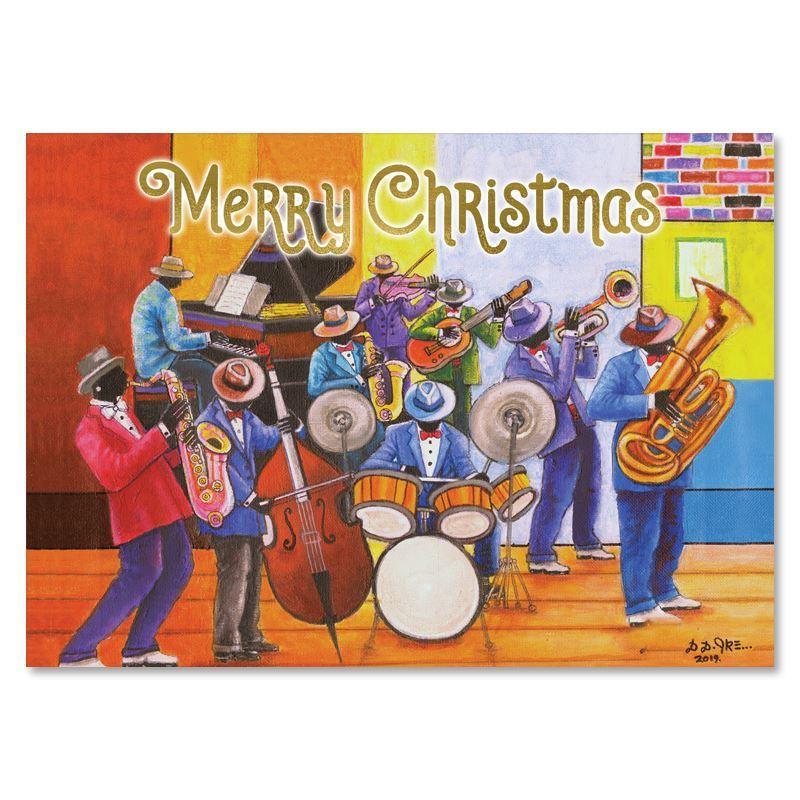 Merry Christmas Jazz by D.D. Ike: African American Christmas Card Box Set