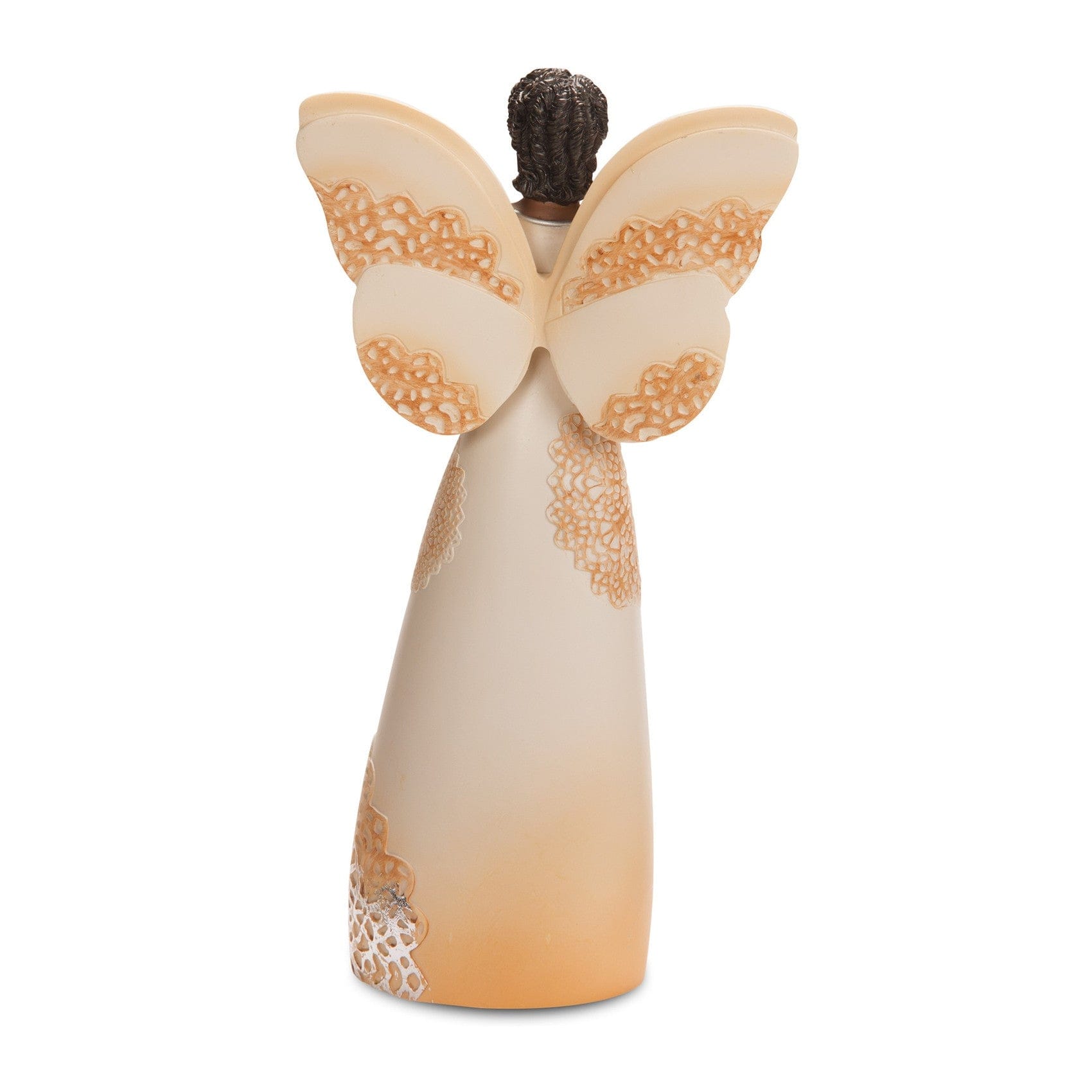 2 of 4: Grandma Angel with Flowers-Figurine-Pavilion Gifts-7.5 inches-Resin-The Black Art Depot