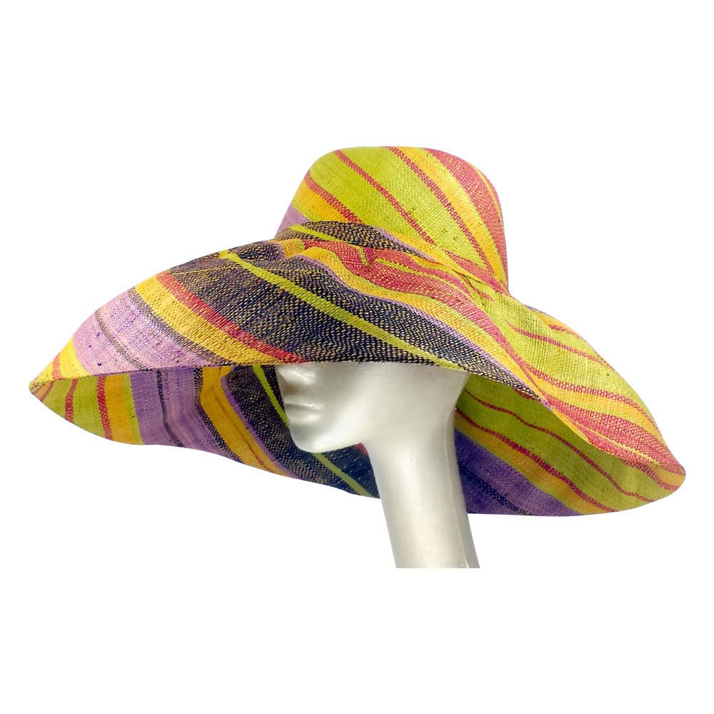 Chikelu: Hand Made Madagascar Big Brim Raffia Sun Hat
