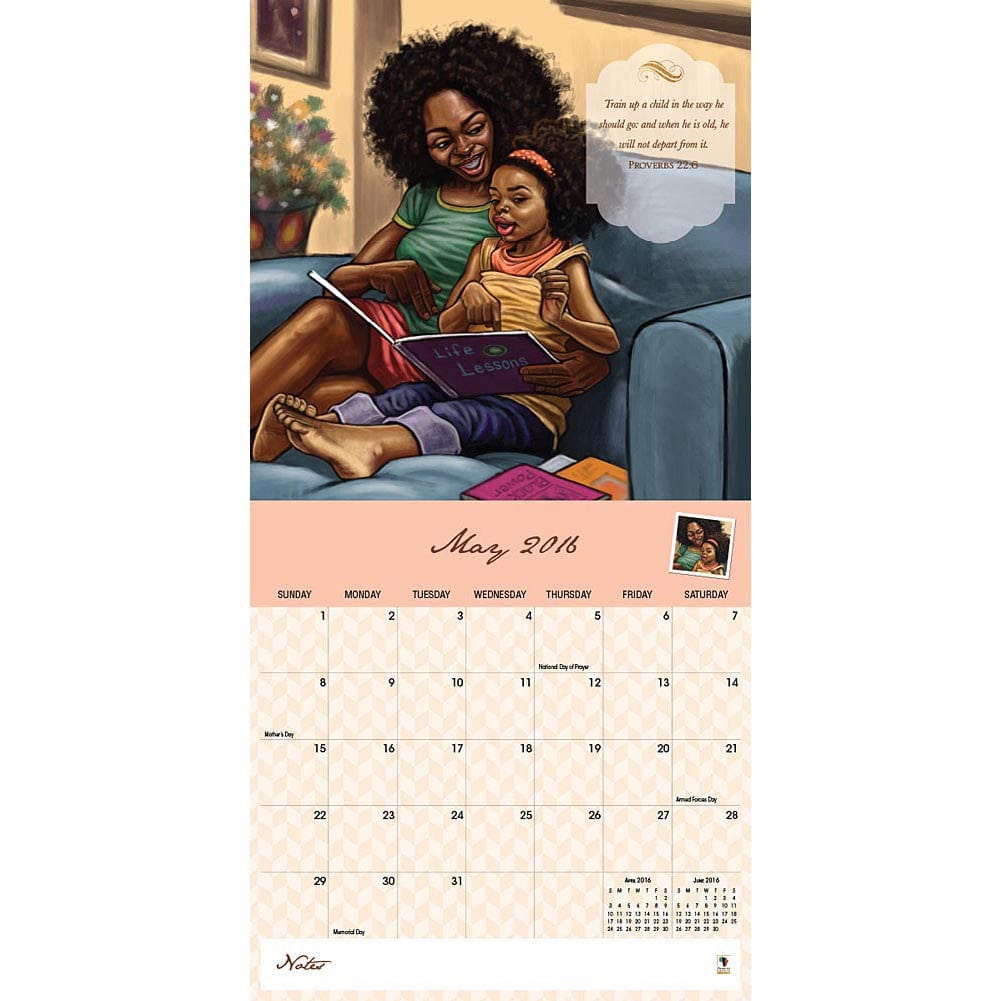 3 of 3: Black Lives Matter: 2016 African American Calendar (Inside)