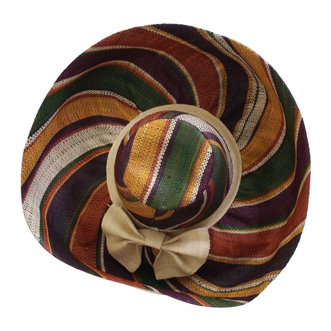 Chikere: Hand Made Big Brim Madagascar Raffia Sun Hat