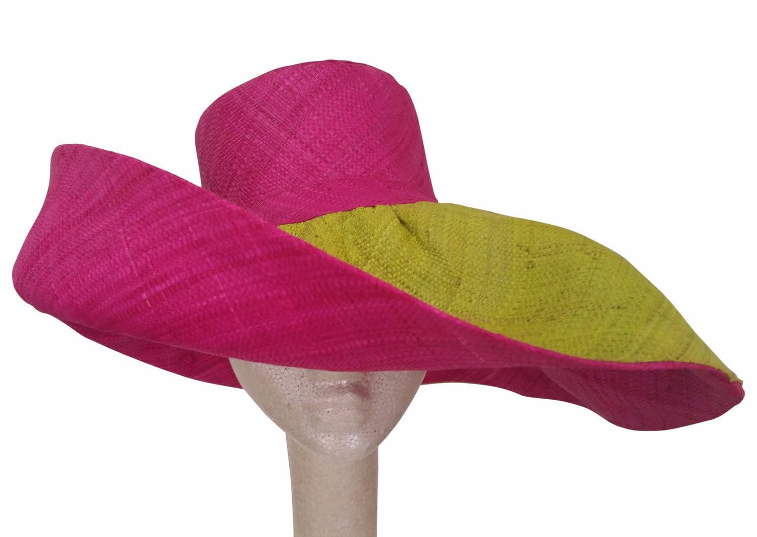 2 of 5: Katlego: Alpha Kappa Alpha Inspired Big Brim Raffia Hat