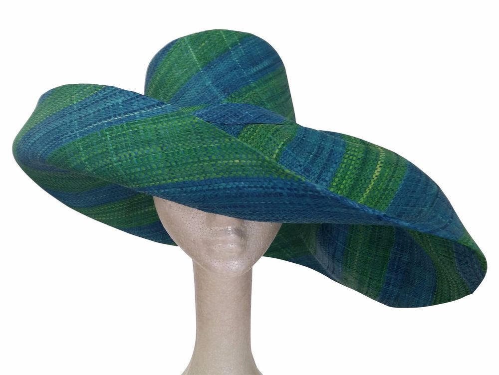 Ife: Hand Woven Big Brim Madagascar Raffia Hat