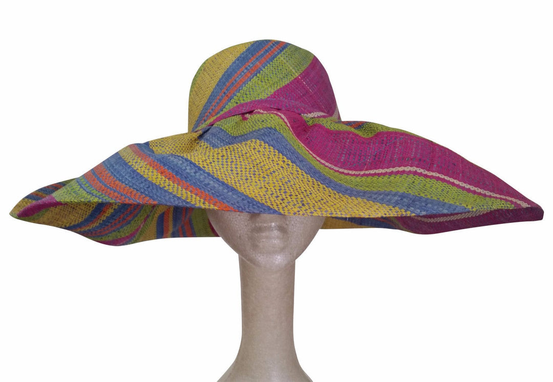 Imani: Raffia Hat-Hats-The Raffia Boutique-59cm-Raffia-The Black Art Depot