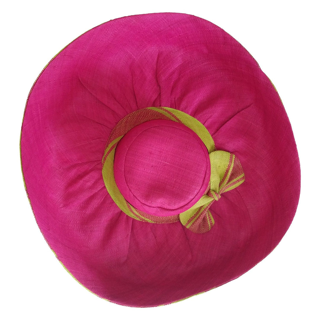 Kenya: Alpha Kappa Alpha Inspired Big Brim Madagascar Raffia Hat