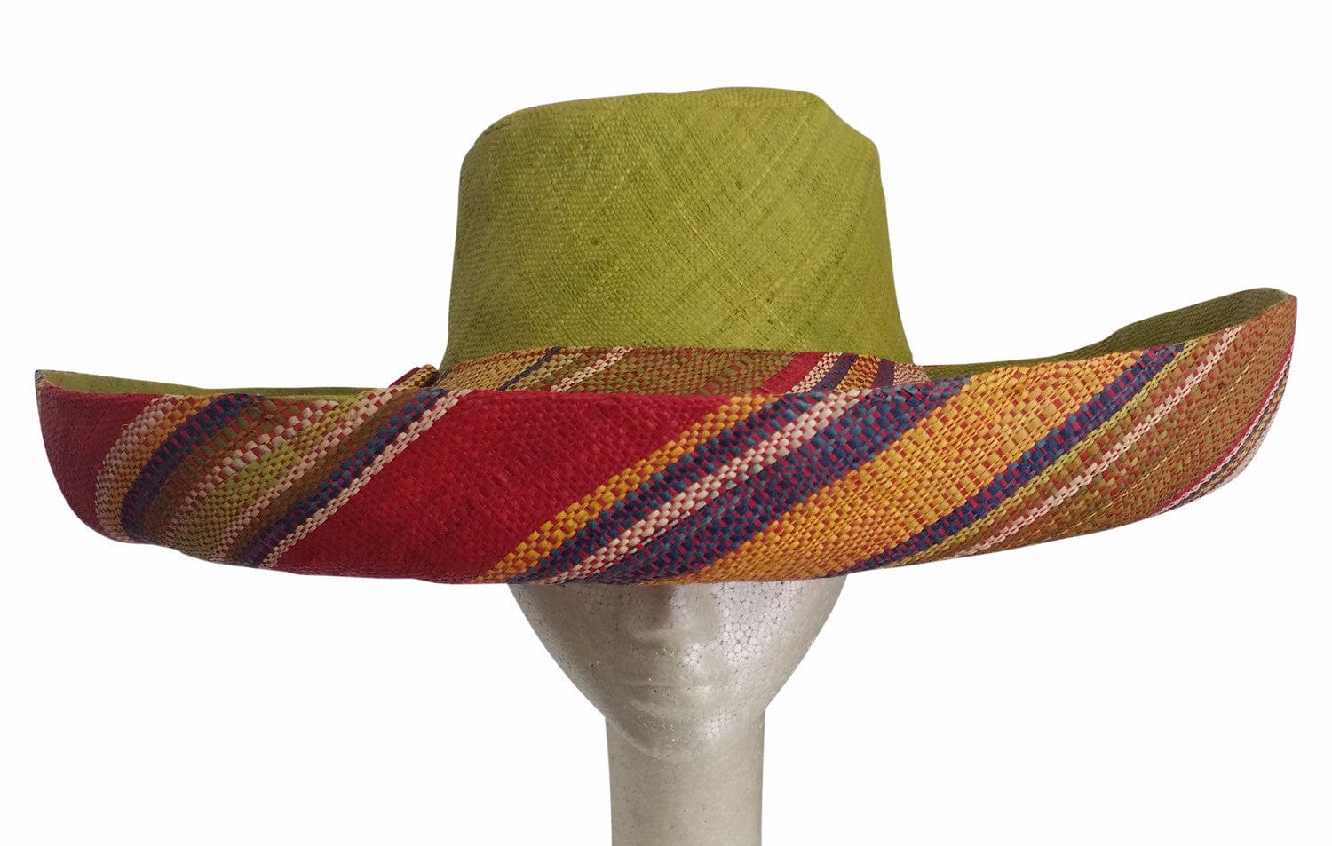 2 of 4: Nakato: Raffia Hat-Hats-The Raffia Boutique-7 inch brim-Raffia-The Black Art Depot