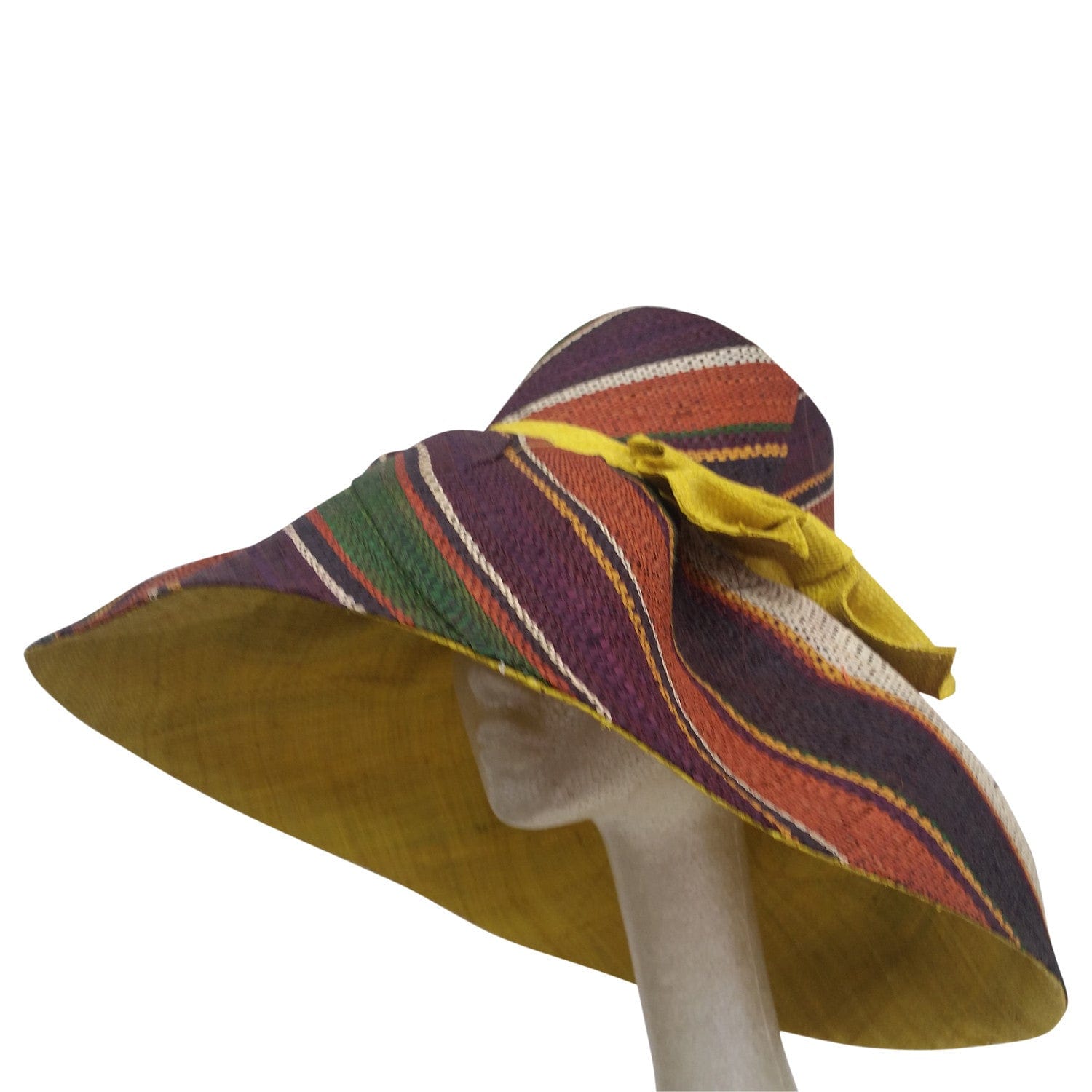 3 of 4: Monifa: Raffia Hat-Hats-The Raffia Boutique-57cm-Raffia-The Black Art Depot