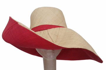 Makena: Hand Woven Madagascar Big Brim Raffia Sun Hat