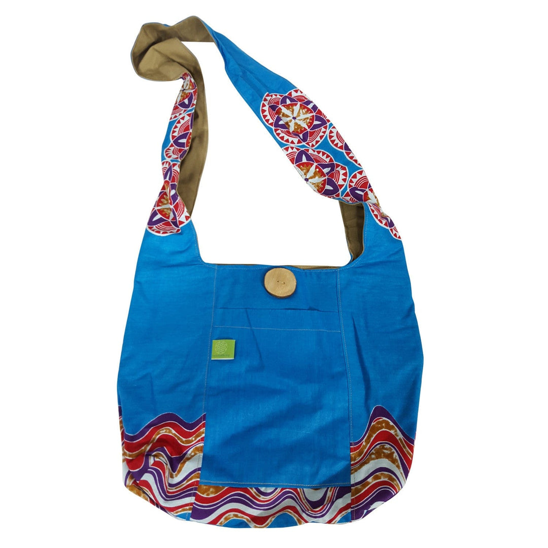 Authentic African Fabric Cross Body Sling Bag by Timbali Crafts