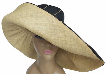 Oni: Raffia Hat-Hats-The Raffia Boutique-59cm-Raffia-The Black Art Depot