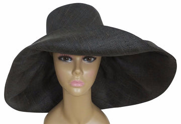 Abeje: Madagascar Big Brim Raffia Sun Hat-Hats-The Raffia Boutique-59cm-Raffia-The Black Art Depot