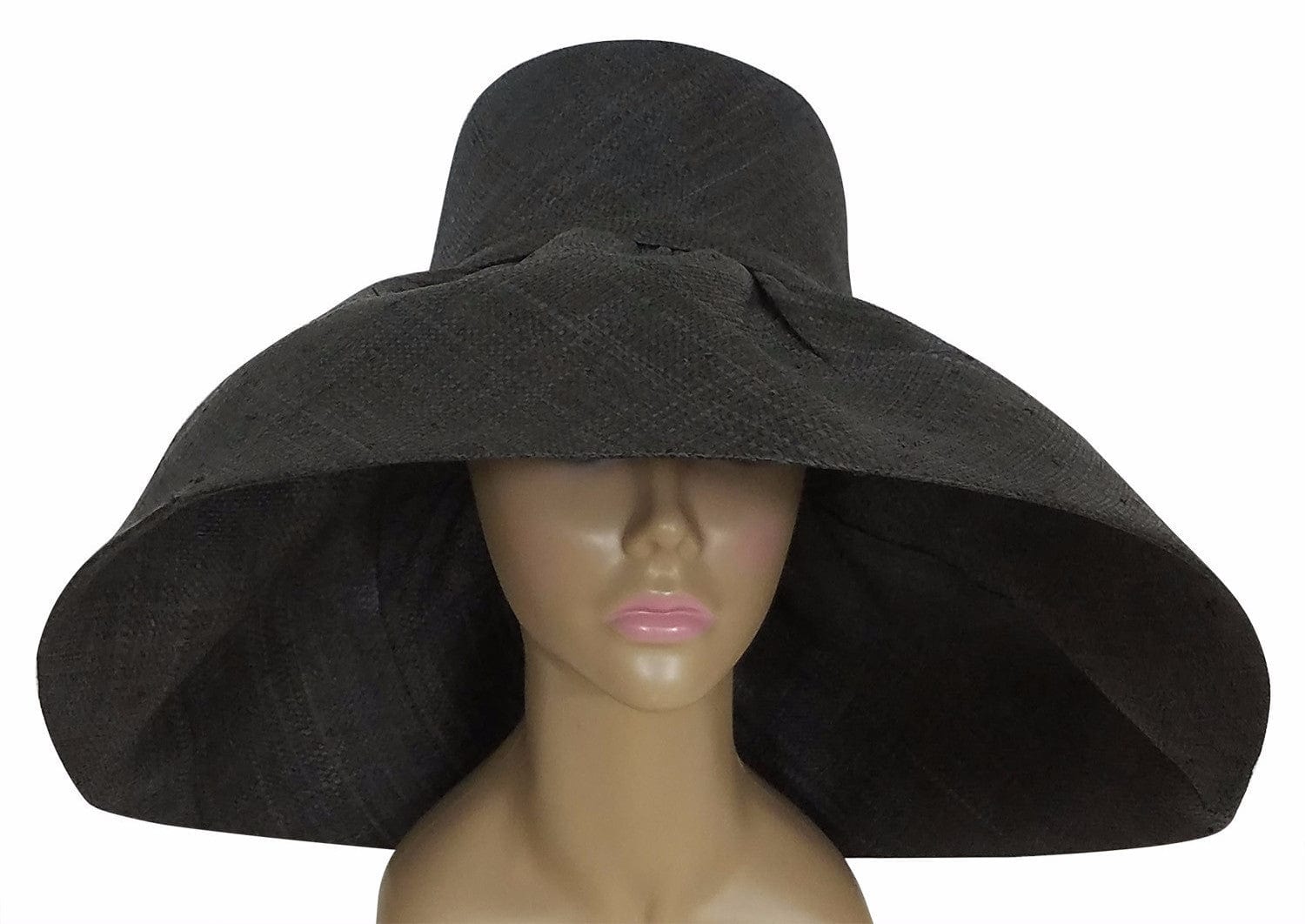 3 of 3: Abeje: Madagascar Big Brim Raffia Sun Hat-Hats-The Raffia Boutique-59cm-Raffia-The Black Art Depot