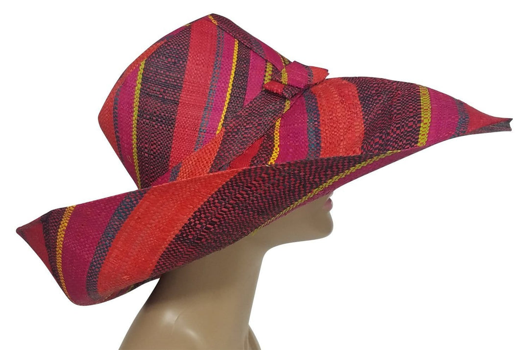 Bolade: Raffia Hat-Hats-The Raffia Boutique-59cm-Raffia-The Black Art Depot