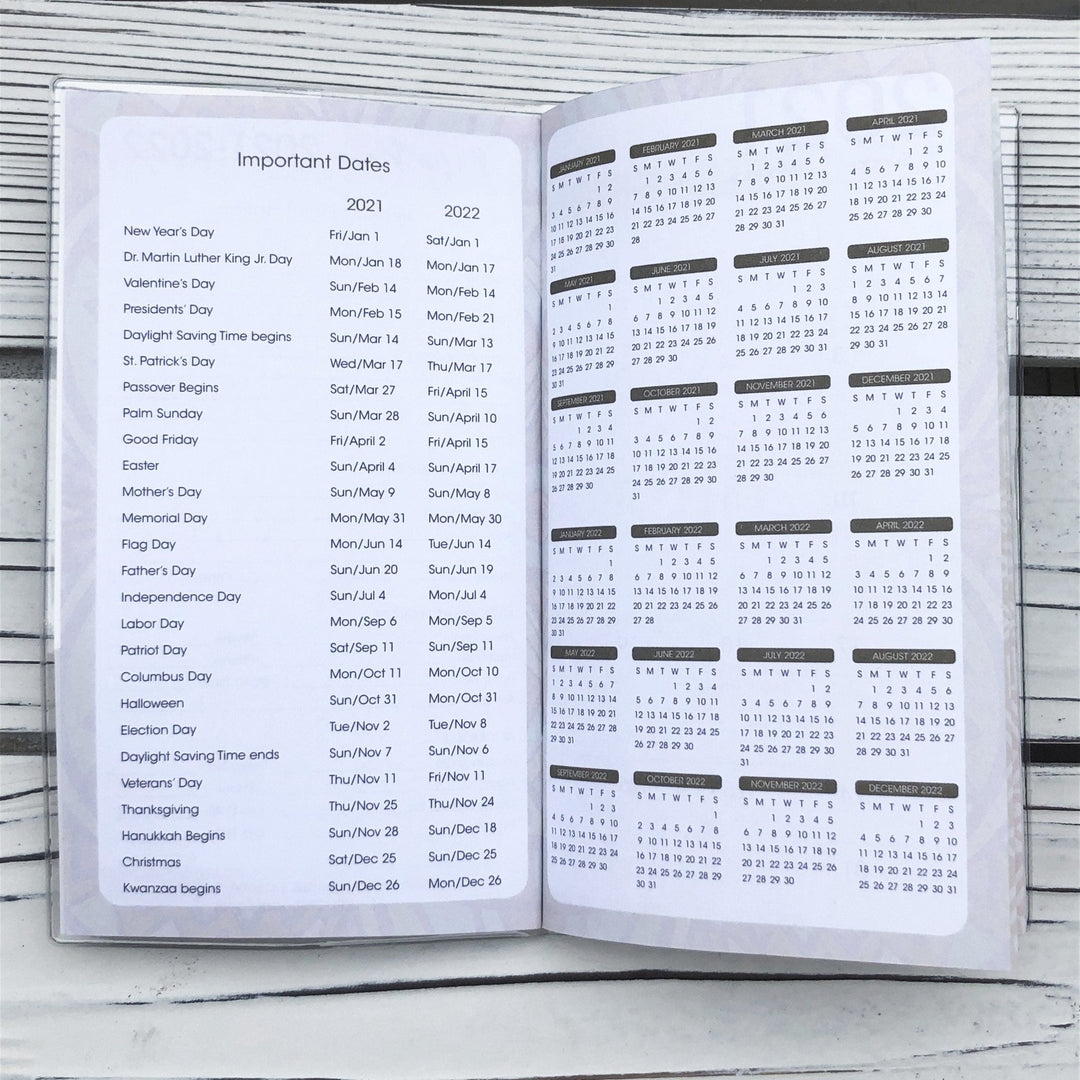 I Am Free-Checkbook Planner-Gbaby-6.5x3.5 inches-2021-2022-The Black Art Depot