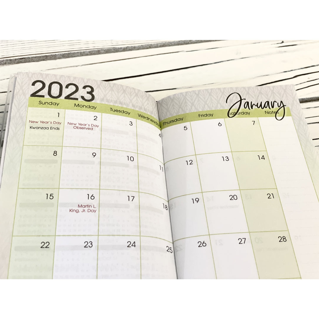 I Am Spirited by GBaby: 2023-2024 Two Year African American Pocket Calendar (Inside)