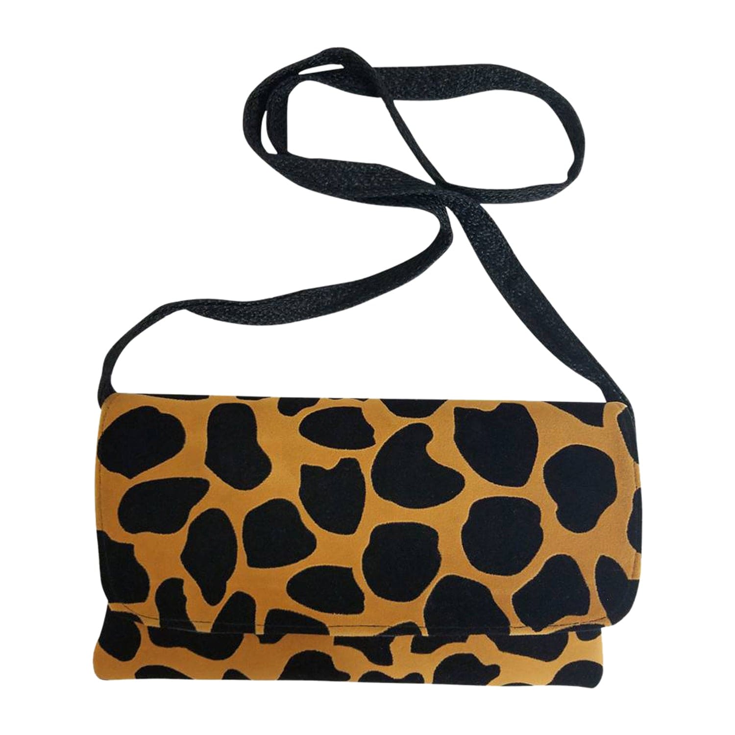 2 of 3: Authentic African Hand Made Giraffe Print Envelope Clutch (Kenya)