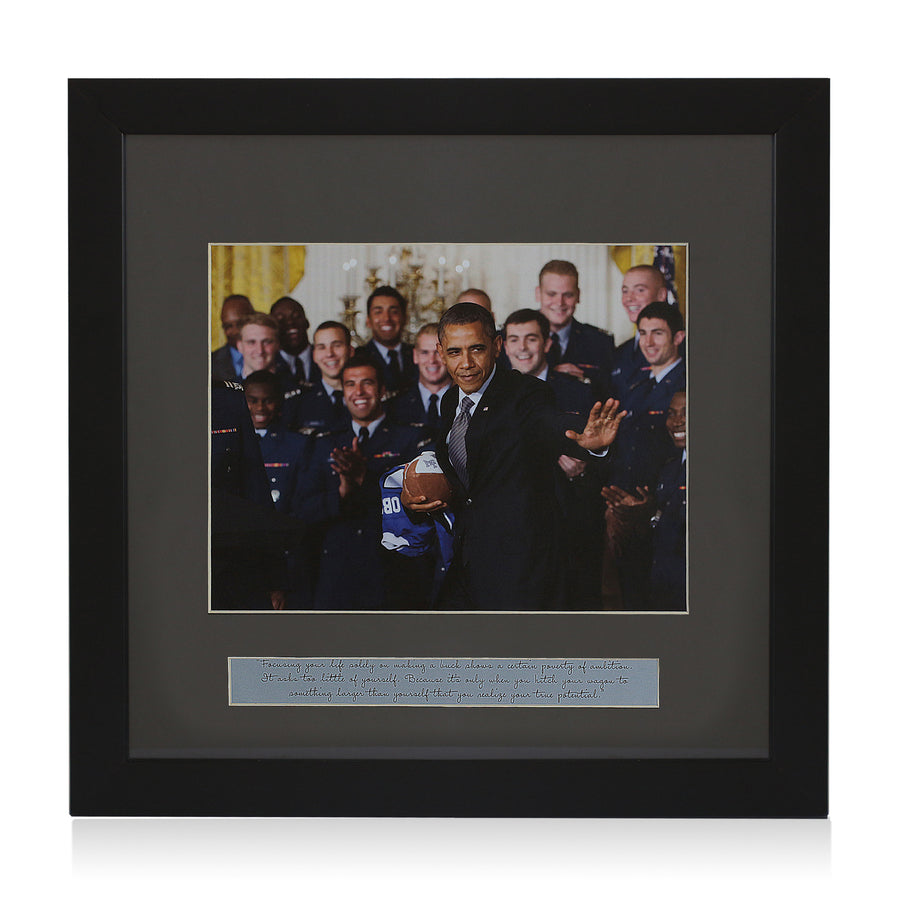 Your True Potential: Barack Obama (Framed Art Print)