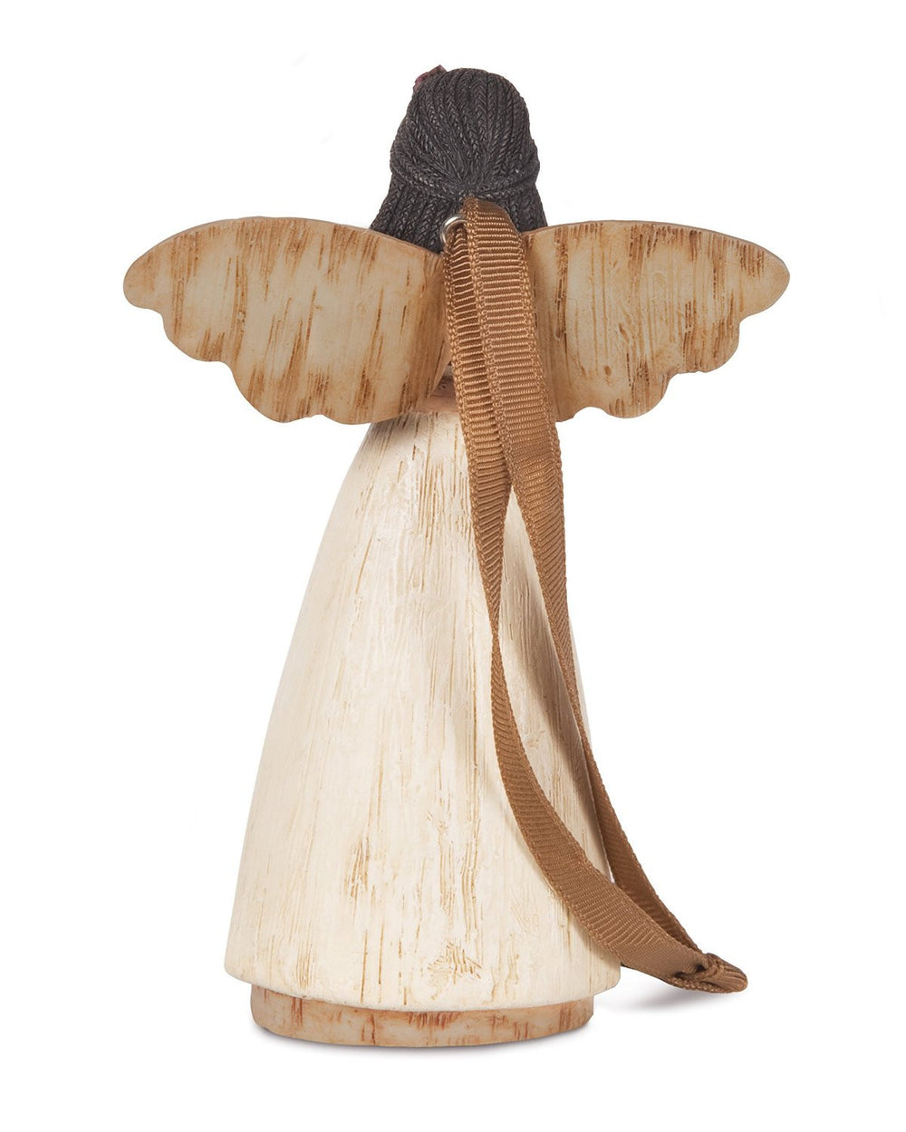 African American Bless You Angel Ornament: Simple Spirits Collection by Pavilion Gifts (Rear)