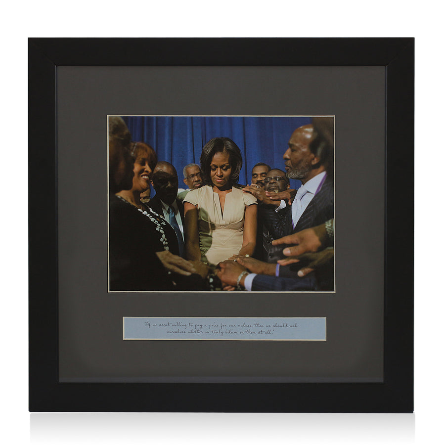 Prayers for Michelle: Values (Framed Art Print)