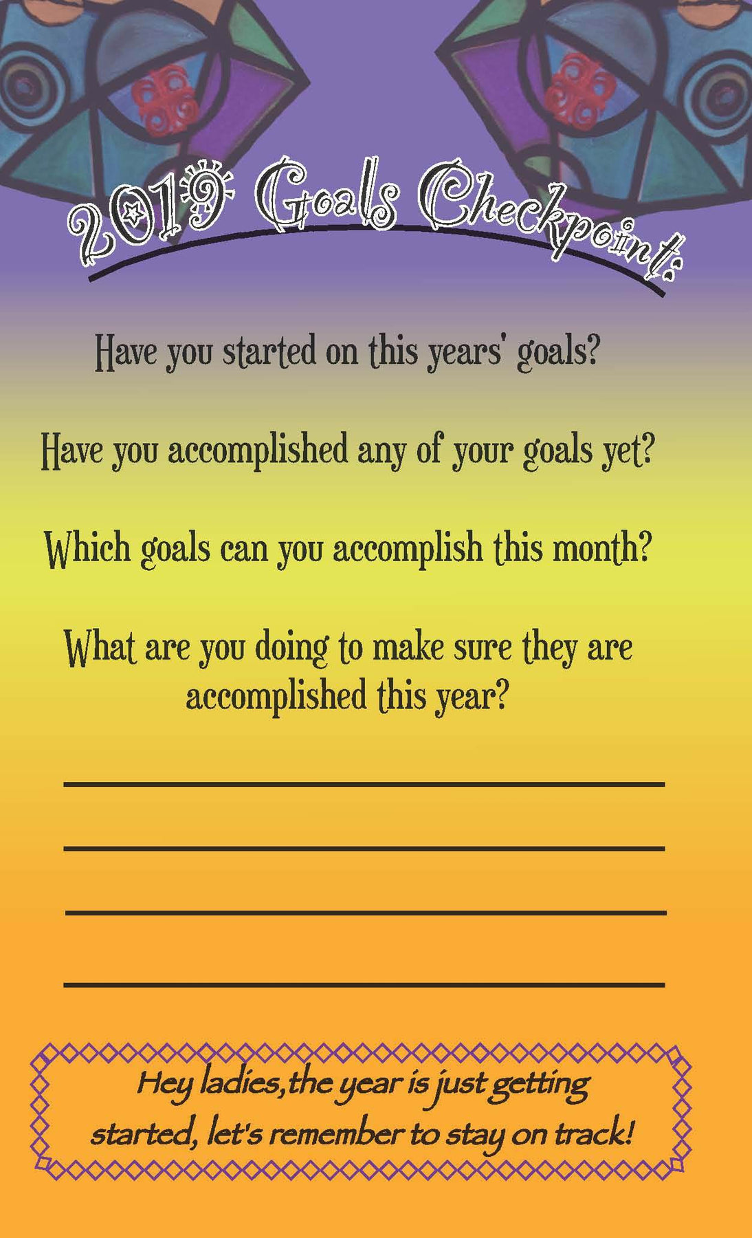 9 of 9: Seek, Sacrifice and Succeed: 2019 African American Weekly Planner by GBaby (Interior)