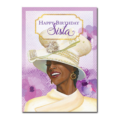 Happy Birthday Sista: African American Birthday Card by AAE