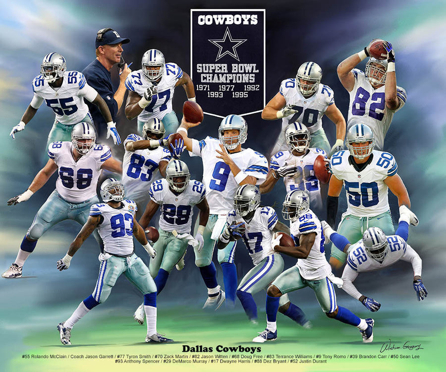 Dallas Cowboys (2014 Version) by Wishum Gregory
