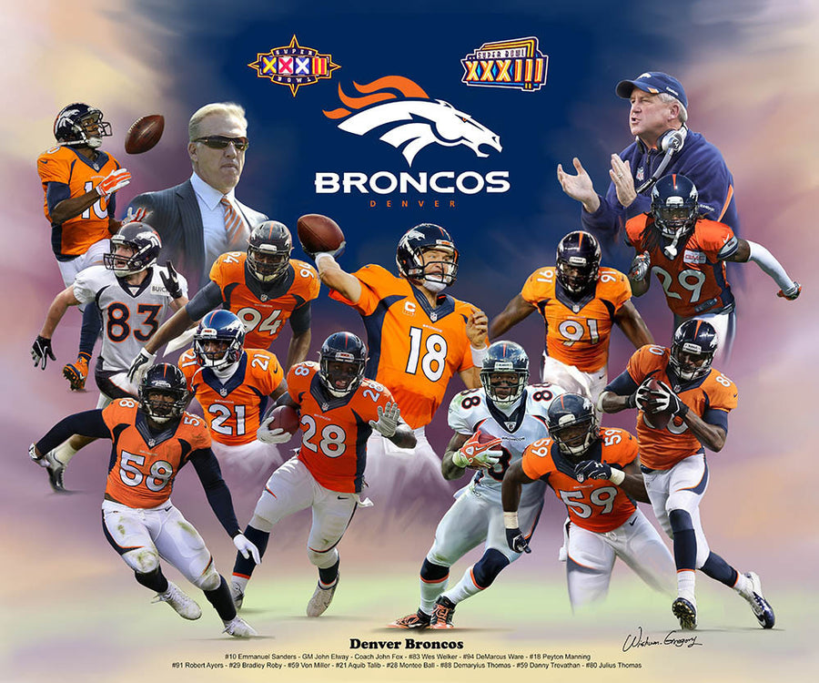 Denver Broncos (2014) by Wishum Gregory